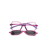 HARINA Kids - HT19974 Transparent Pink and Purple CLIP-ON